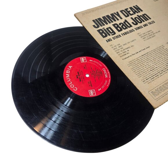 Jimmy Dean Big Bad John Vinyl Record Album AS IS Vintage Music - Picture 2 of 15